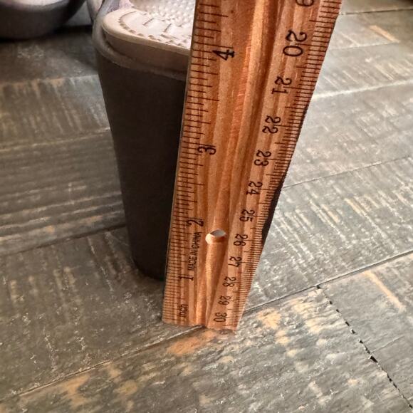 Crocs Womens Size 10 Cyprus IV Heeled Sandals Brown Slip On Strappy 4” 14558 EUC - Picture 10 of 13